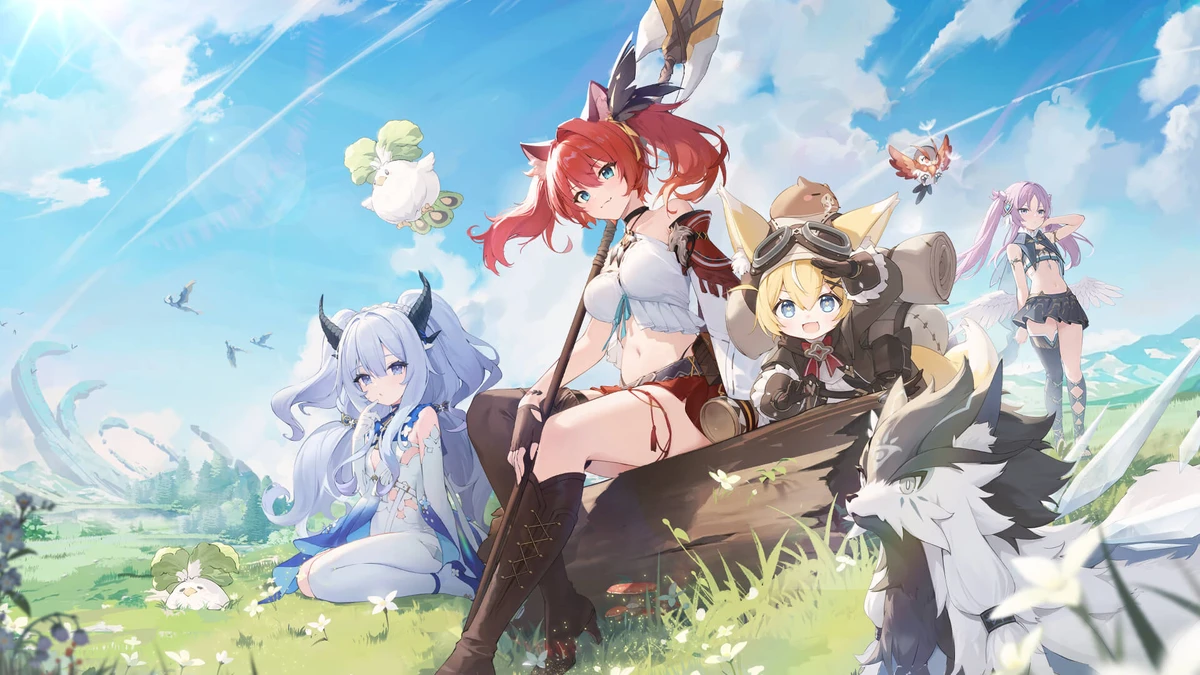 ภาพสิ่งมีชีวิตวิเศษ Kibo และการสำรวจโลกในเกม Azur Promilia