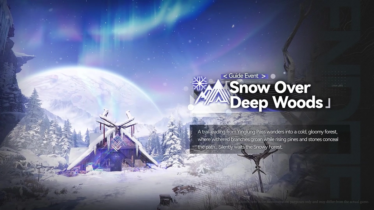 บรรยากาศป่าสนหิมะ Cedar Forest ใน Arknights Endfield