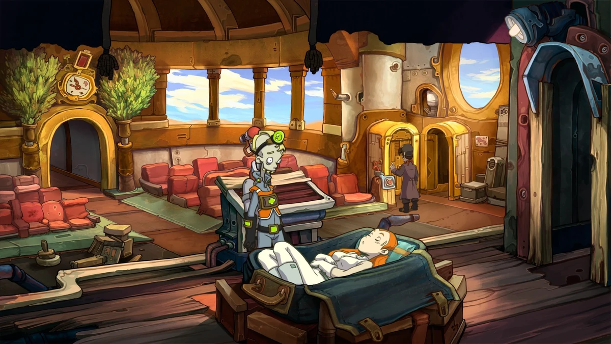 บรรยากาศการผจญภัยของ Rufus บนดาวขยะ Deponia ในเกม Deponia