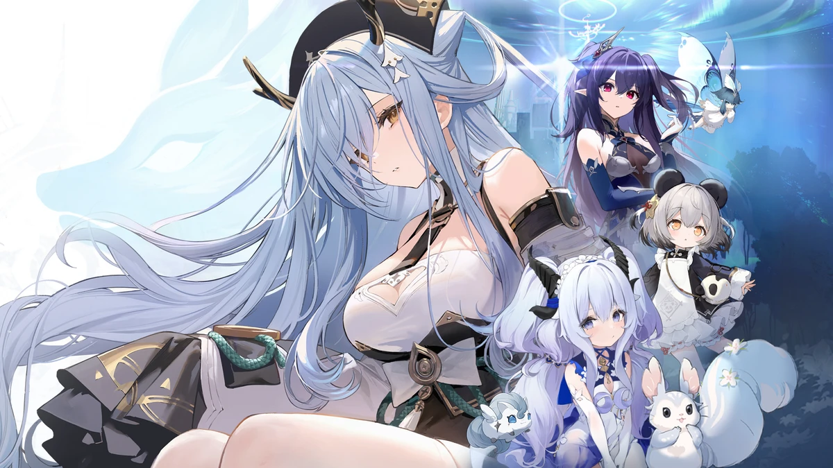ภาพตัวละครและทิวทัศน์โลกกว้างในเกม Azur Promilia
