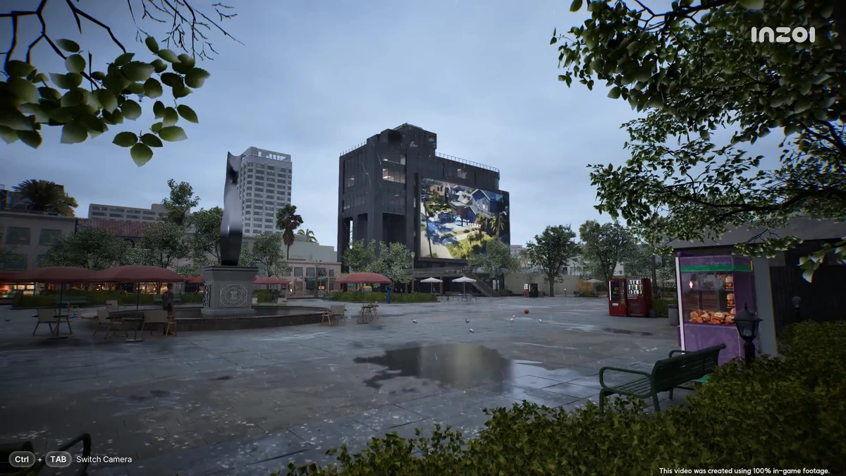 สภาพแวดล้อมเมืองและความสมจริงของแสงเงาในเกม inZOI พัฒนาด้วย Unreal Engine 5