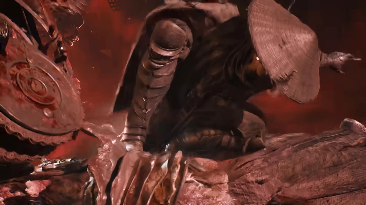 ภาพฉากการกด Parry สวนกลับบอสสุดดุเดือดใน Phantom Blade Zero