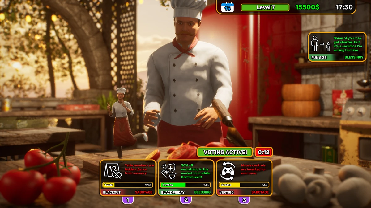ระบบโหวตเหตุการณ์สุ่มและระบบป่วนแบบมัลติเพลเยอร์ในเกม