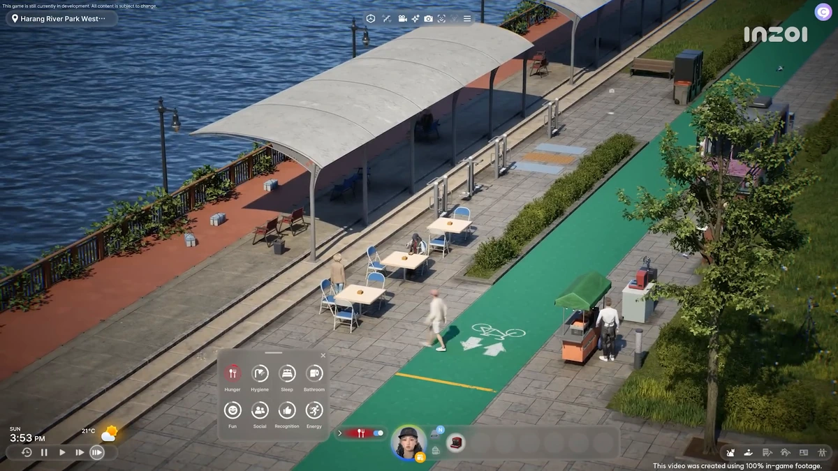 โหมด Build Mode สำหรับการสร้างและตกแต่งบ้านที่อยู่อาศัยในเกม inZOI