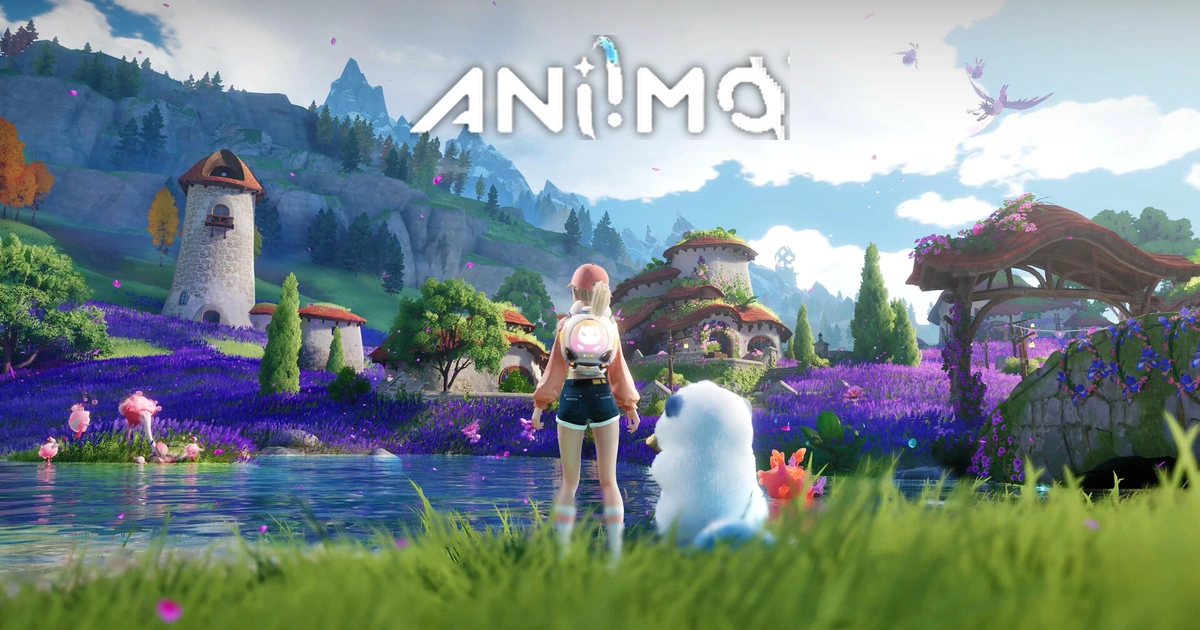 ภาพปกเกม Aniimo พร้อมโลโก้ทางการและเหล่ามอนสเตอร์สุดน่ารัก