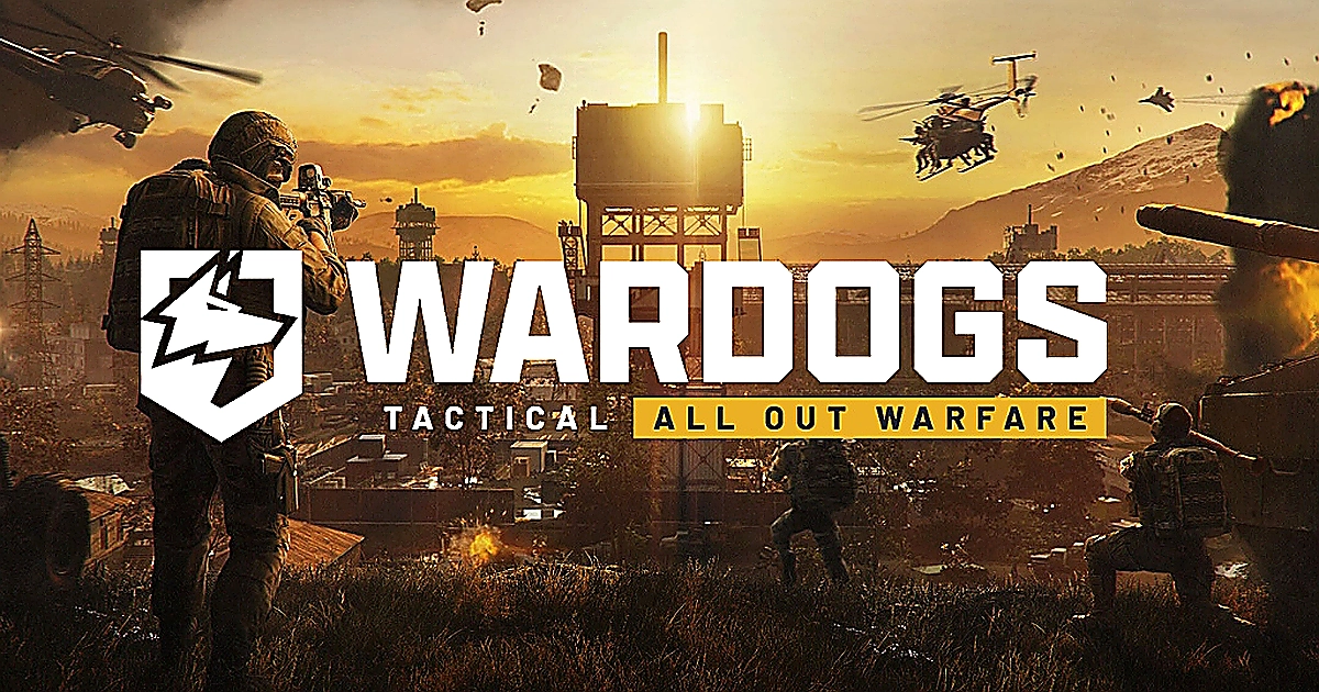 ภาพคีย์อาร์ตและโลโก้ทางการของเกม WARDOGS Tactical All Out Warfare