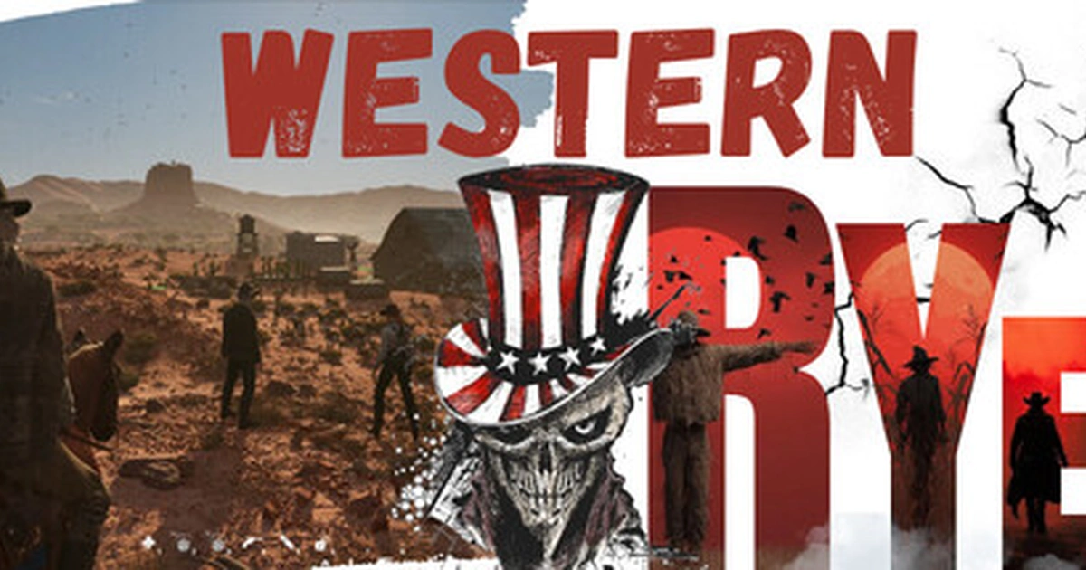 ภาพอาร์ตเวิร์กทางการและโลโก้เกม Western Rye บน PC Steam