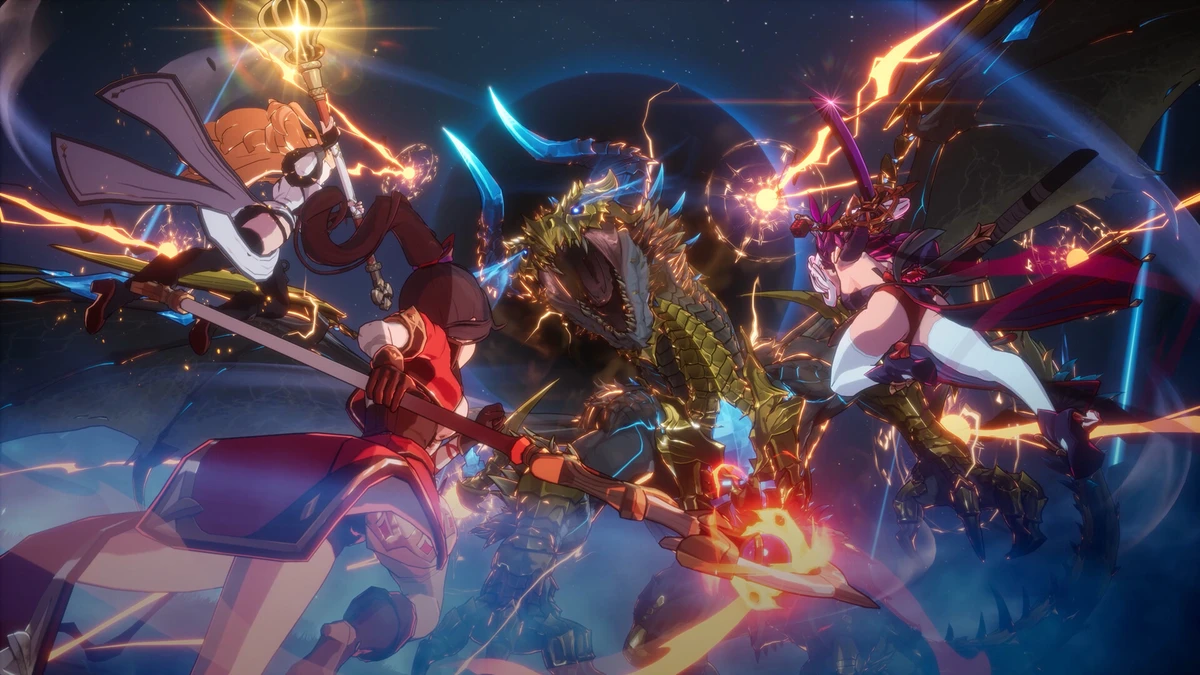 ฉากคัตซีนแอนิเมชันและตัวละครหลักใน Limit Zero Breakers