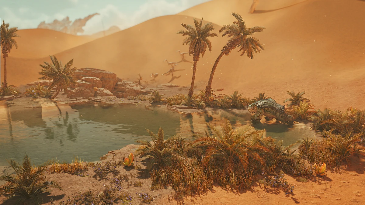 สภาพแวดล้อมและระบบนิเวศที่มีความหลากหลายสมจริงใน Monster Hunter Wilds
