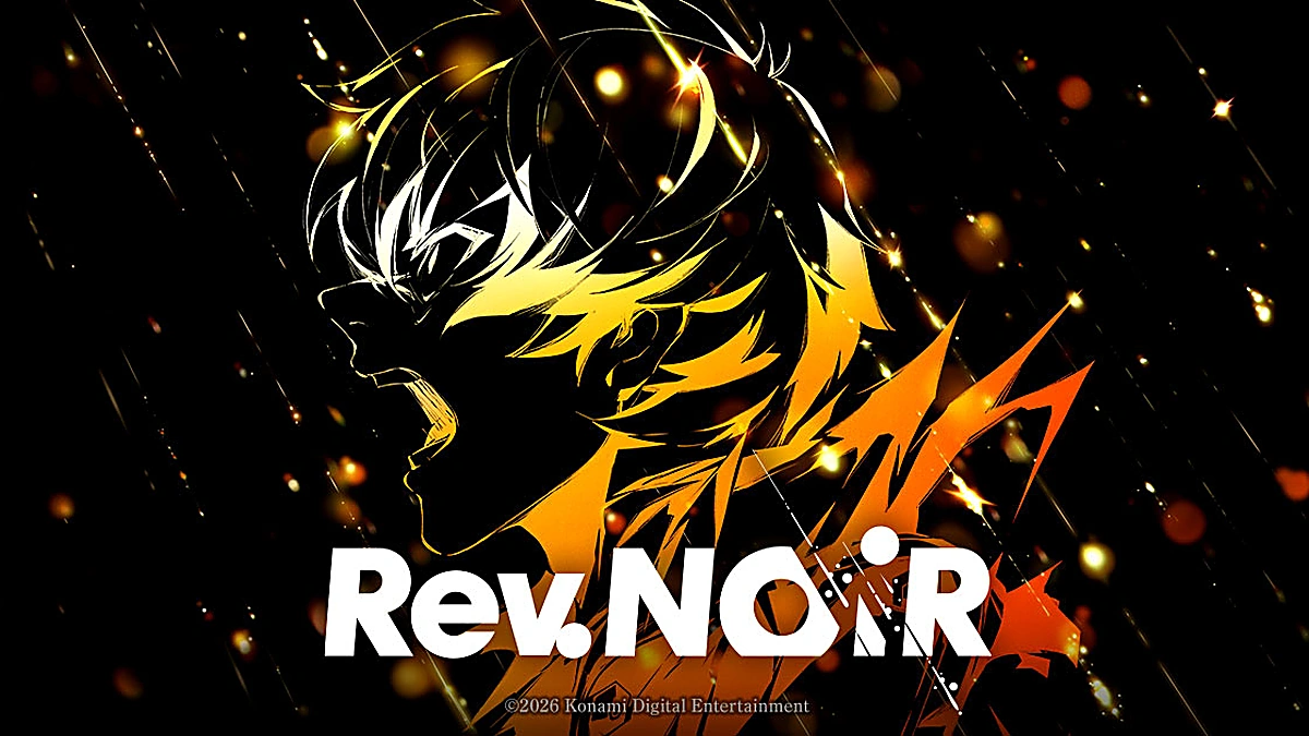 ภาพคีย์อาร์ตและโลโก้ทางการของเกม Rev. NOiR