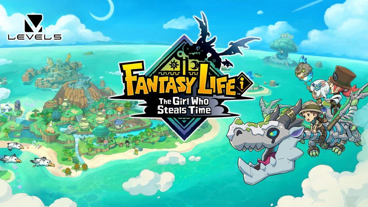 ภาพตัวละครแฟนตาซีและเกาะปริศนาเรเวเรียใน Fantasy Life i The Girl Who Steals Time