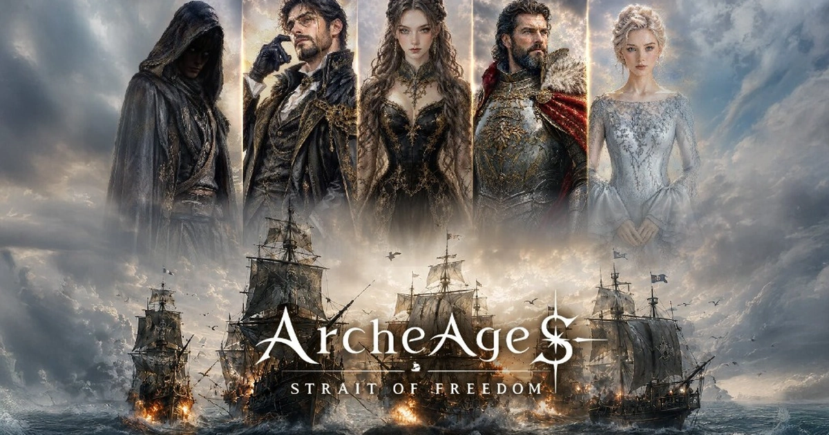 ภาพคีย์อาร์ตทางการของ ArcheAge S: Strait of Freedom ประกาศเปิดตัวบน PC ผ่าน Steam
