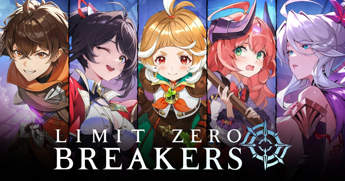 ภาพคีย์วิชวลทางการของเกม Limit Zero Breakers พัฒนาโดย VIC Game Studios และ NCSOFT