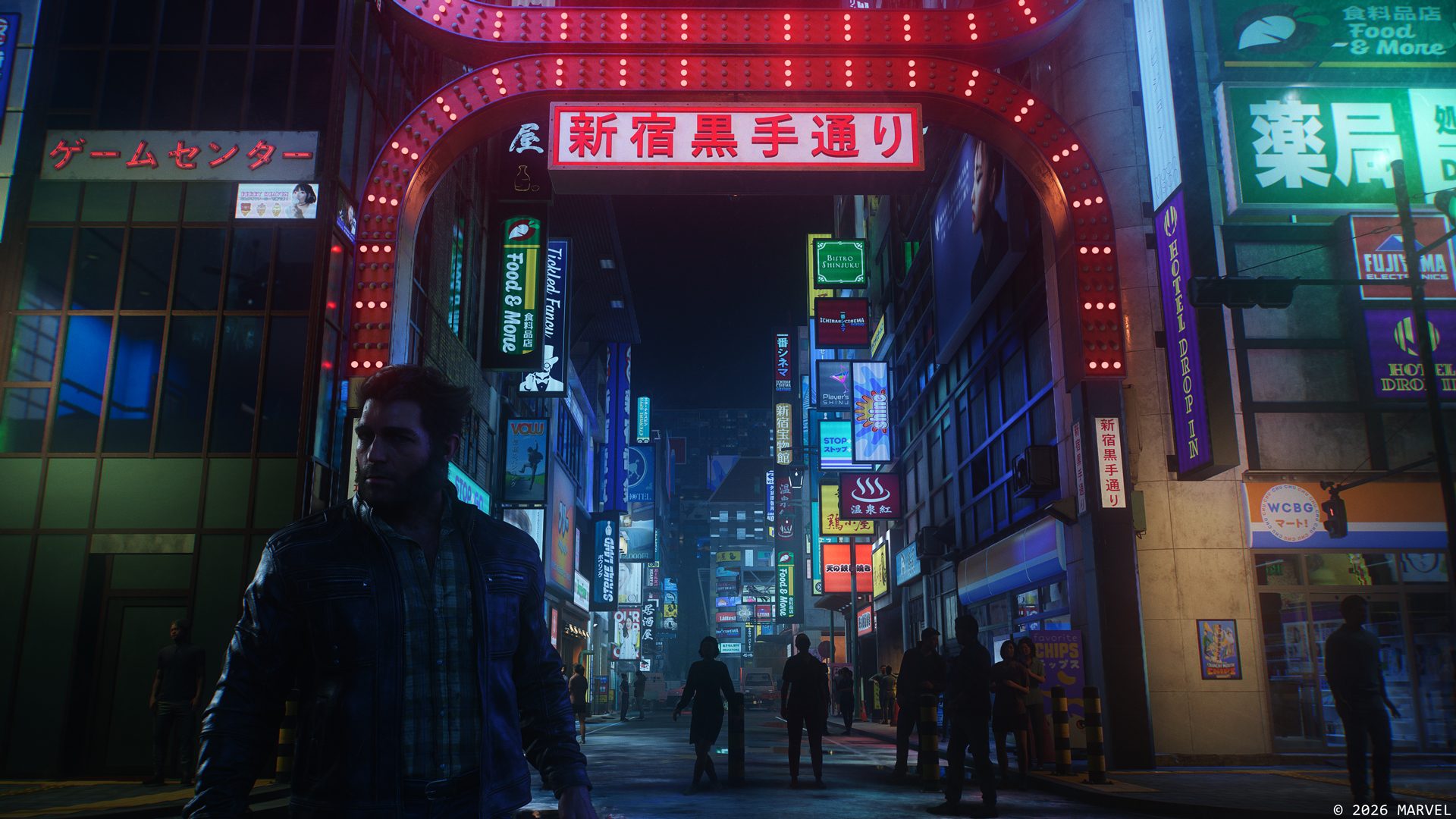 ภาพประกอบประกาศ QSSR บน PlayStation Blog แสดงฉากเมืองใน Marvel’s Wolverine