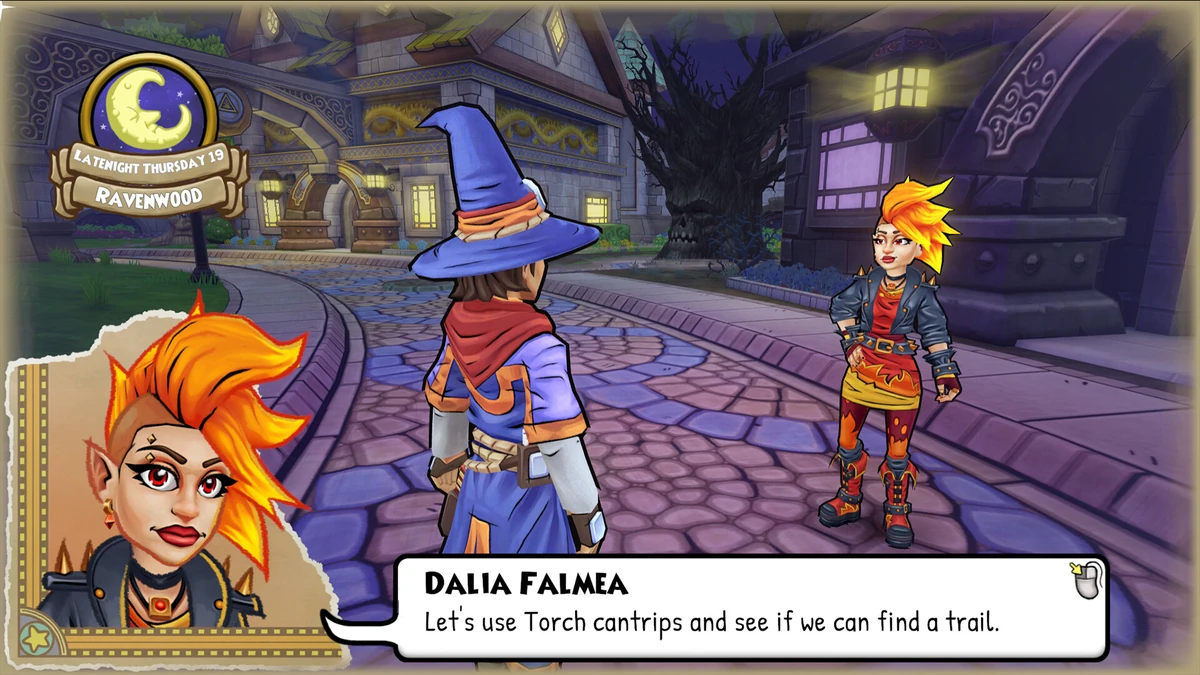 นักเรียนหมวกพ่อมดคุยกับ Dalia Falmea พร้อมบทสนทนาภาษาอังกฤษเรื่อง Torch