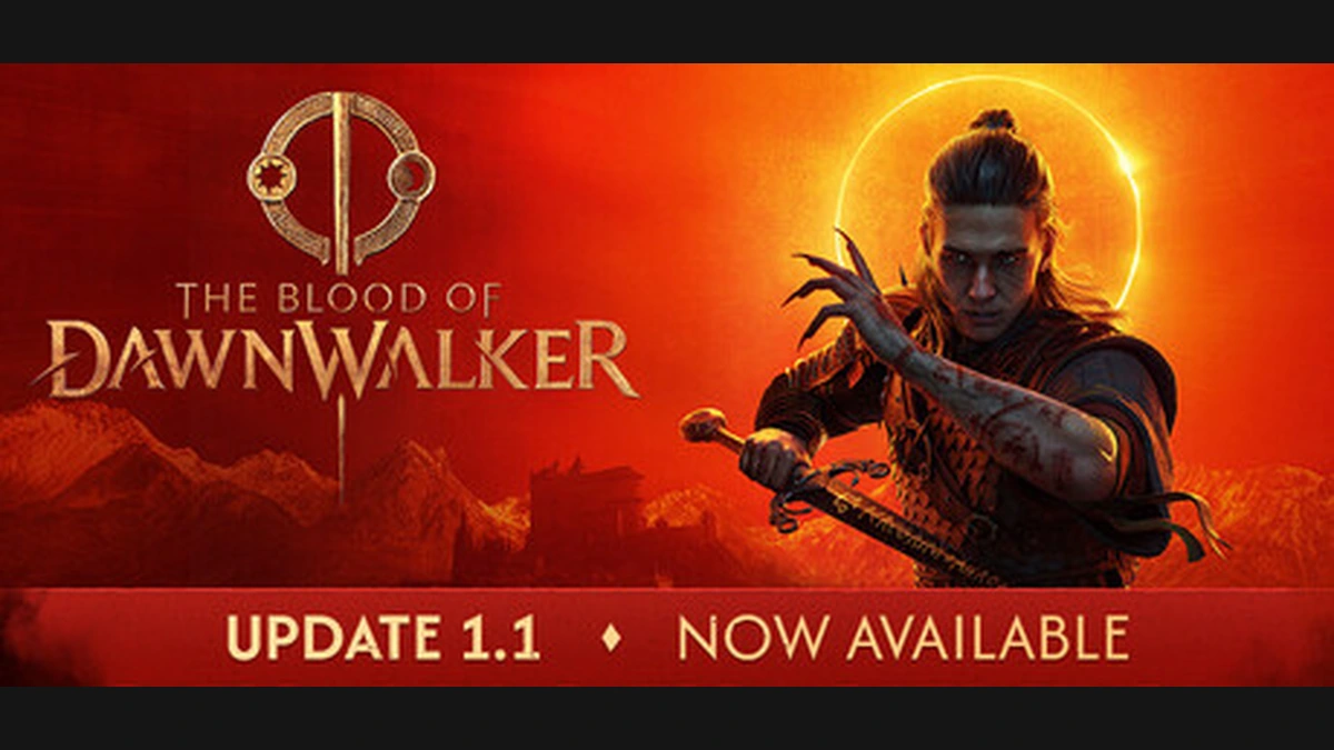 ภาพและโลโก้ The Blood of Dawnwalker
