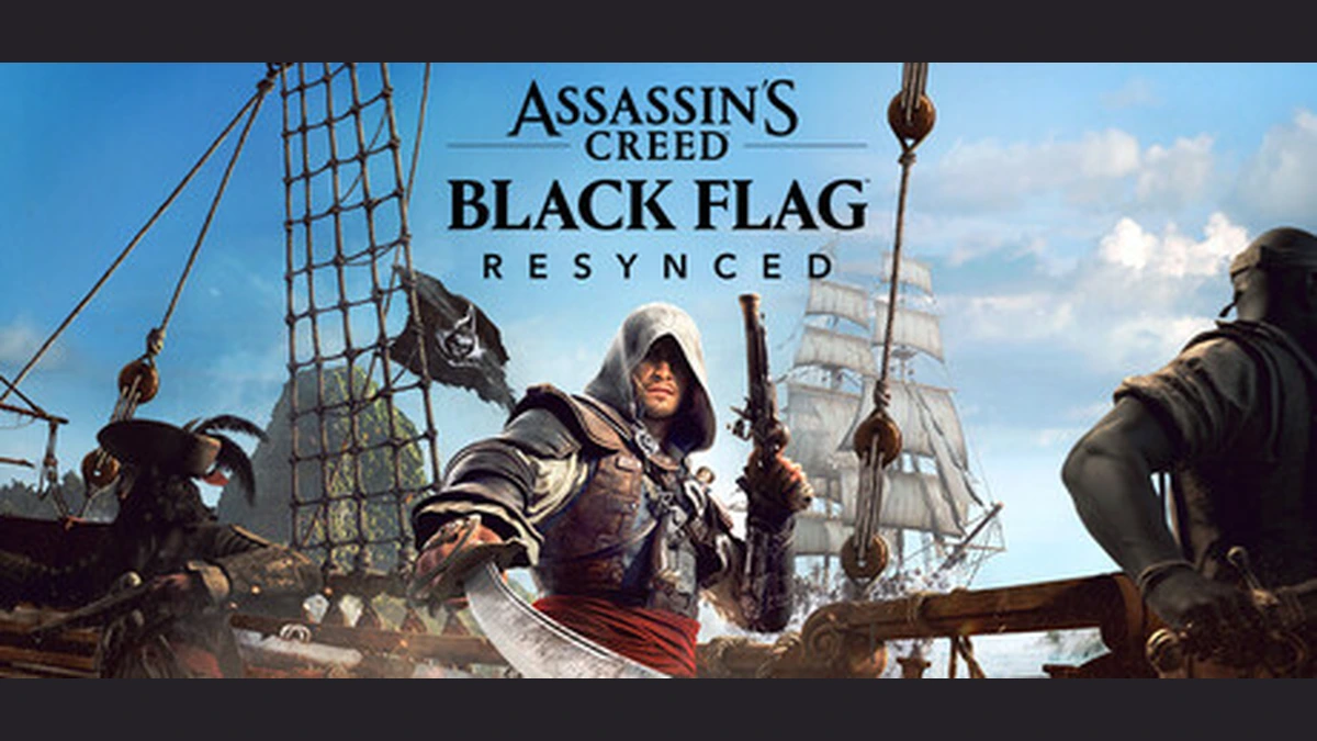 ภาพและโลโก้ Assassin's Creed Black Flag Resynced