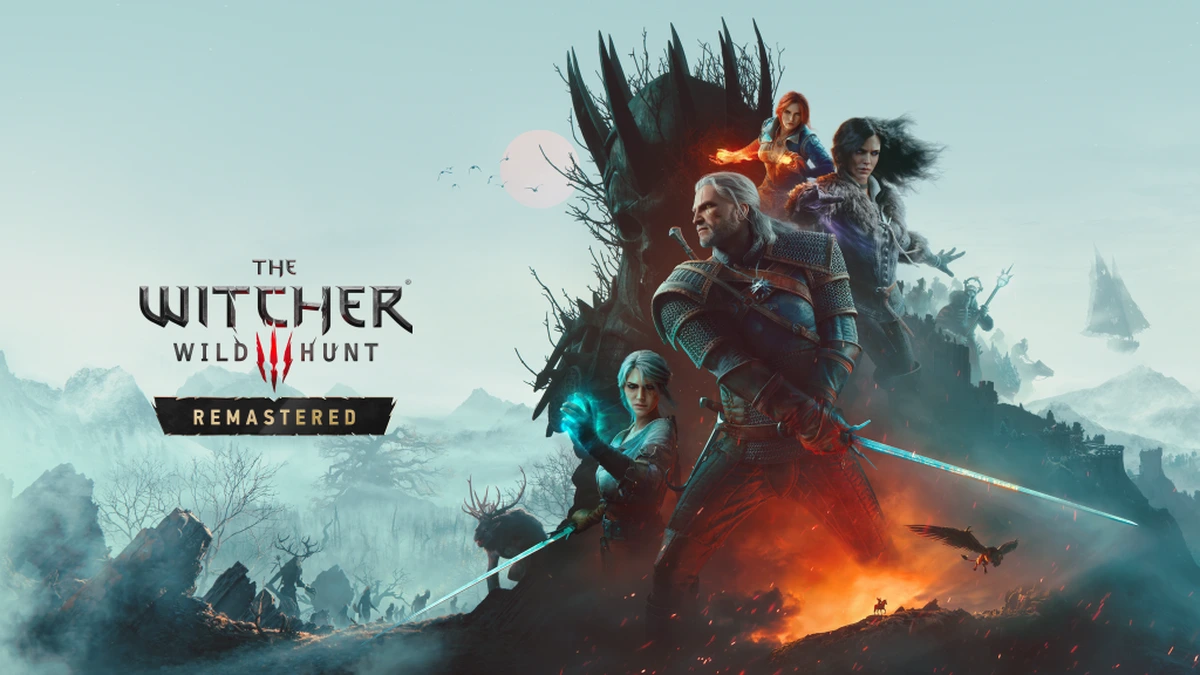 ภาพและโลโก้ The Witcher 3: Wild Hunt – Remastered
