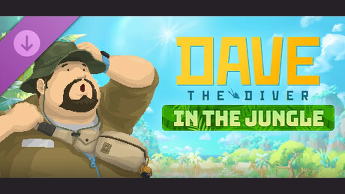 ภาพและโลโก้ DAVE THE DIVER – In the Jungle Content Pack