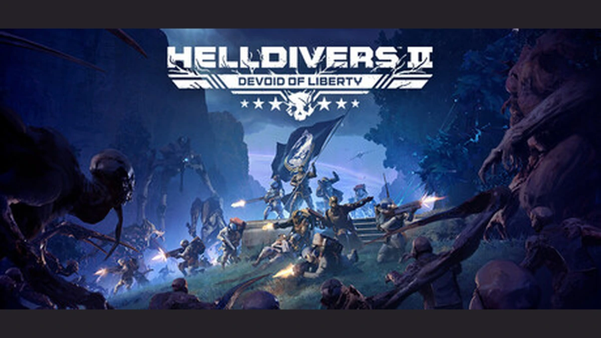ภาพและโลโก้ HELLDIVERS 2