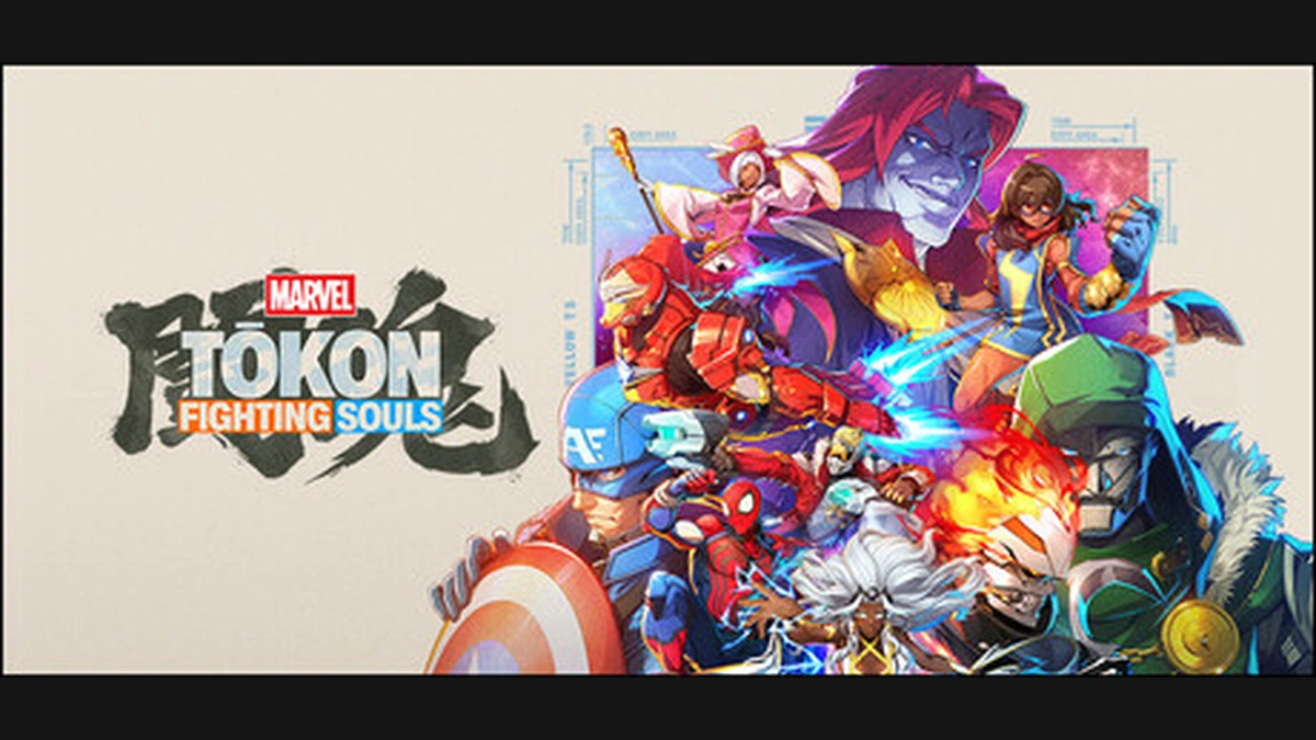 ภาพและโลโก้ MARVEL Tōkon: Fighting Souls