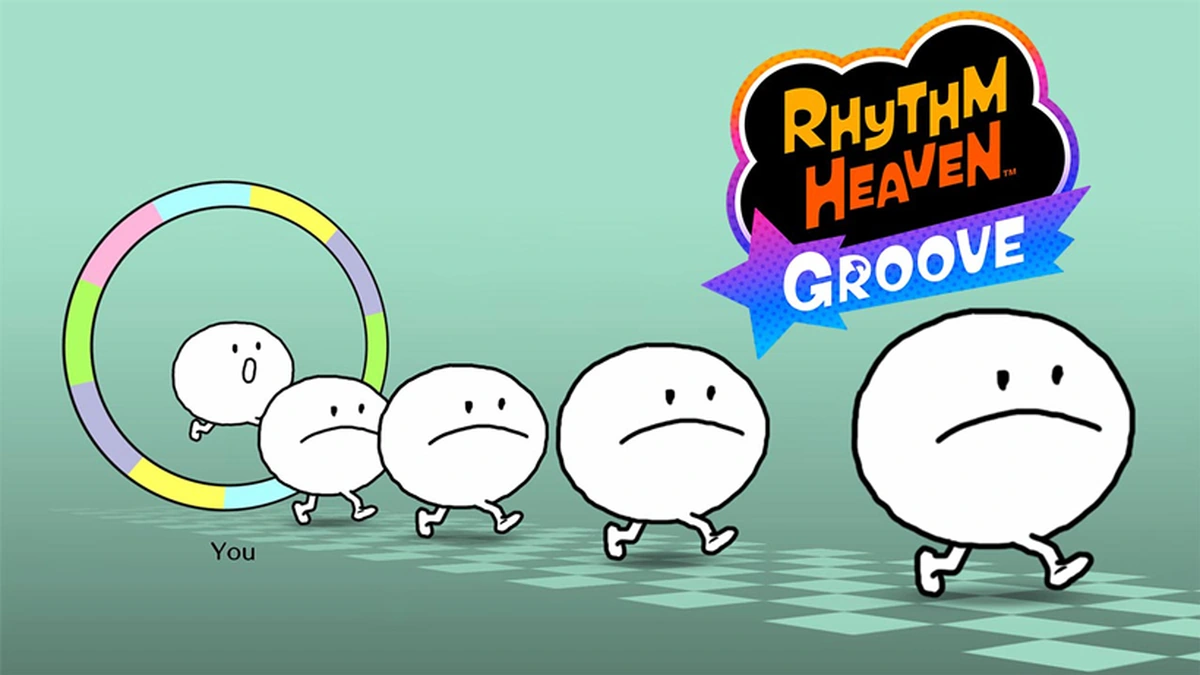 ภาพและโลโก้ Rhythm Heaven Groove