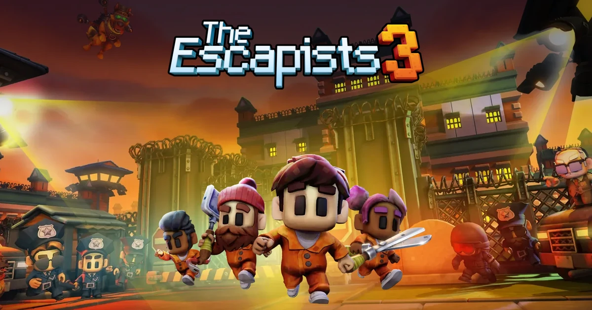 ตราชื่อ The Escapists 3 เหนือกลุ่มนักโทษวิ่งออกจากคุก